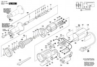 Bosch 0 601 215 004 GGS 27 L Straight Grinders Spare Parts